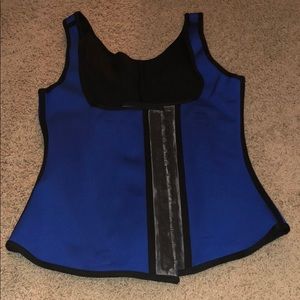 Blue Waist Trainer Vest